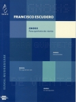 Portada de la partitura Gnosis (Tritó y Eresbil, 2004)